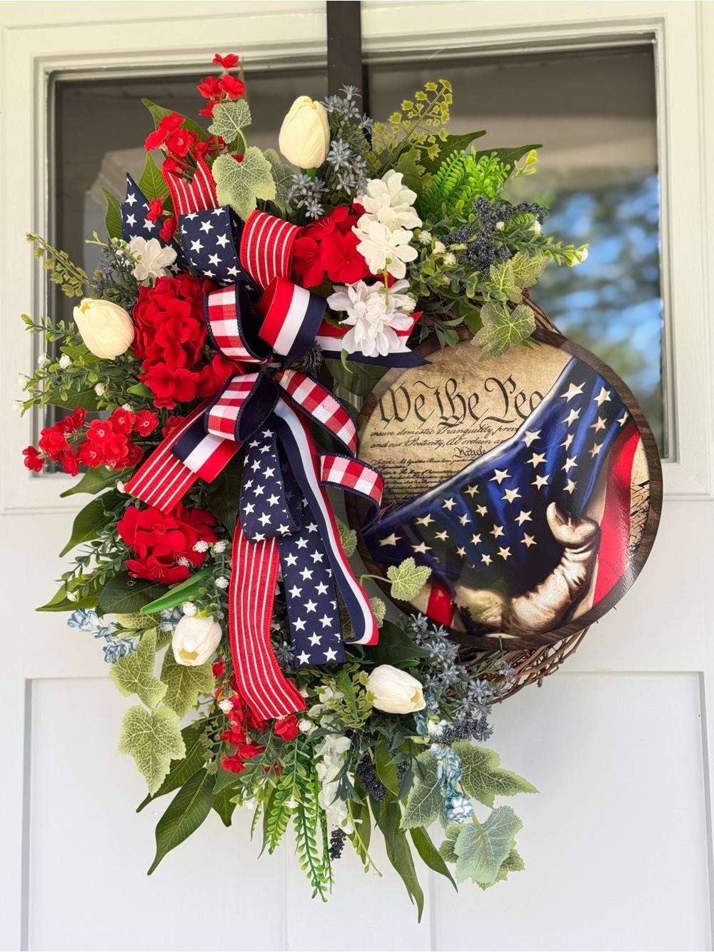We the People Patriotic Wreath